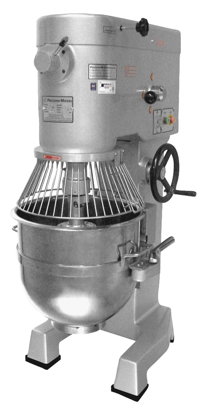 Precision V-60.1 60-Quart Planetary Mixer, 3 Speed, Heavy Duty 2 Hp Motor, Single Phase