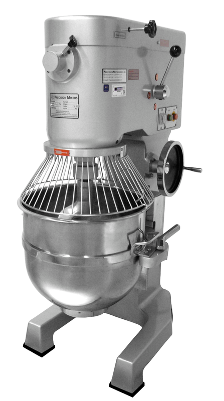 Precision V-80.3 80 Quart Planetary Mixer, 3 Speed, Heavy Duty 4 HP Motor, 3 Phase