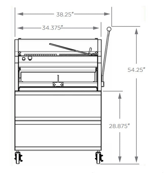 Oliver 758-N Front Load Duo Bread Slicer