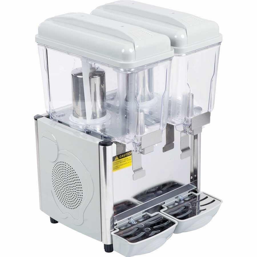Coldline BD25-PUMP 17" Double Bowl Beverage Dispenser with Pump Spray System