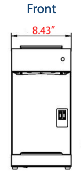 Prepline PCM2D-1 Pourover Coffee Maker with 2 Warmers and Coffee Decanters, 120V