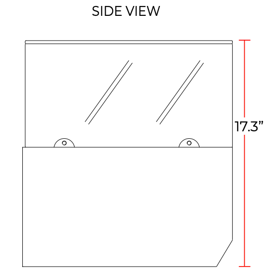 Coldline CTP60SG 60" Refrigerated 6 Pan Glass Top Cover Countertop Salad Bar