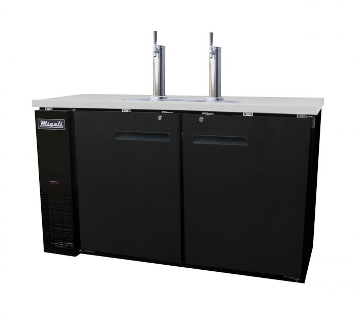 Migali C-DD60-2-HC 60" Direct Draw Beer Dispenser, Competitor Series