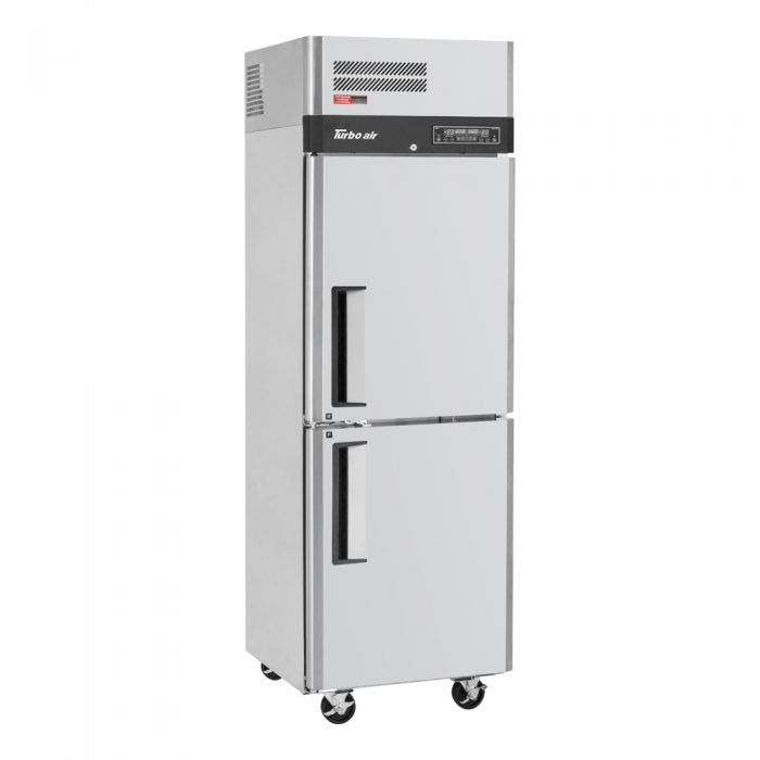 Turbo Air M3RF19-2-N 2 Half-Door Dual Temp, Top Mount Refrigerator & Freezer, 8.39 Cu. Ft.