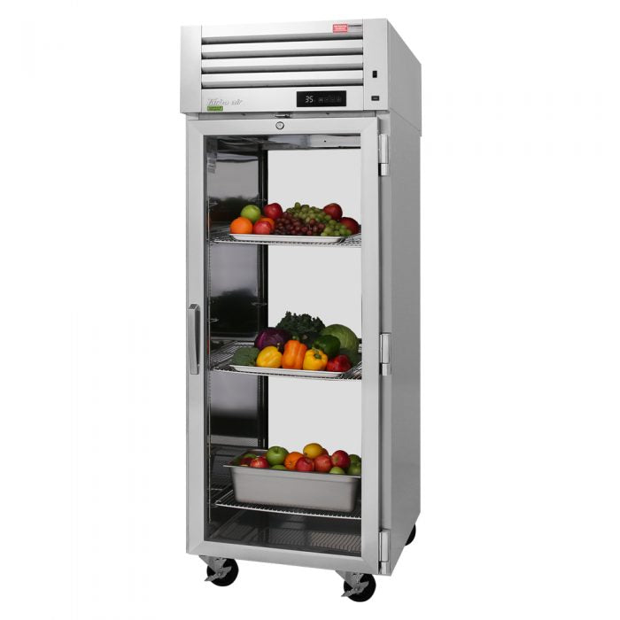 Turbo Air PRO-26R-G-PT-N 2 Glass Door Pass-Thru, Top Mount Refrigerator, 29.0 Cu. Ft.