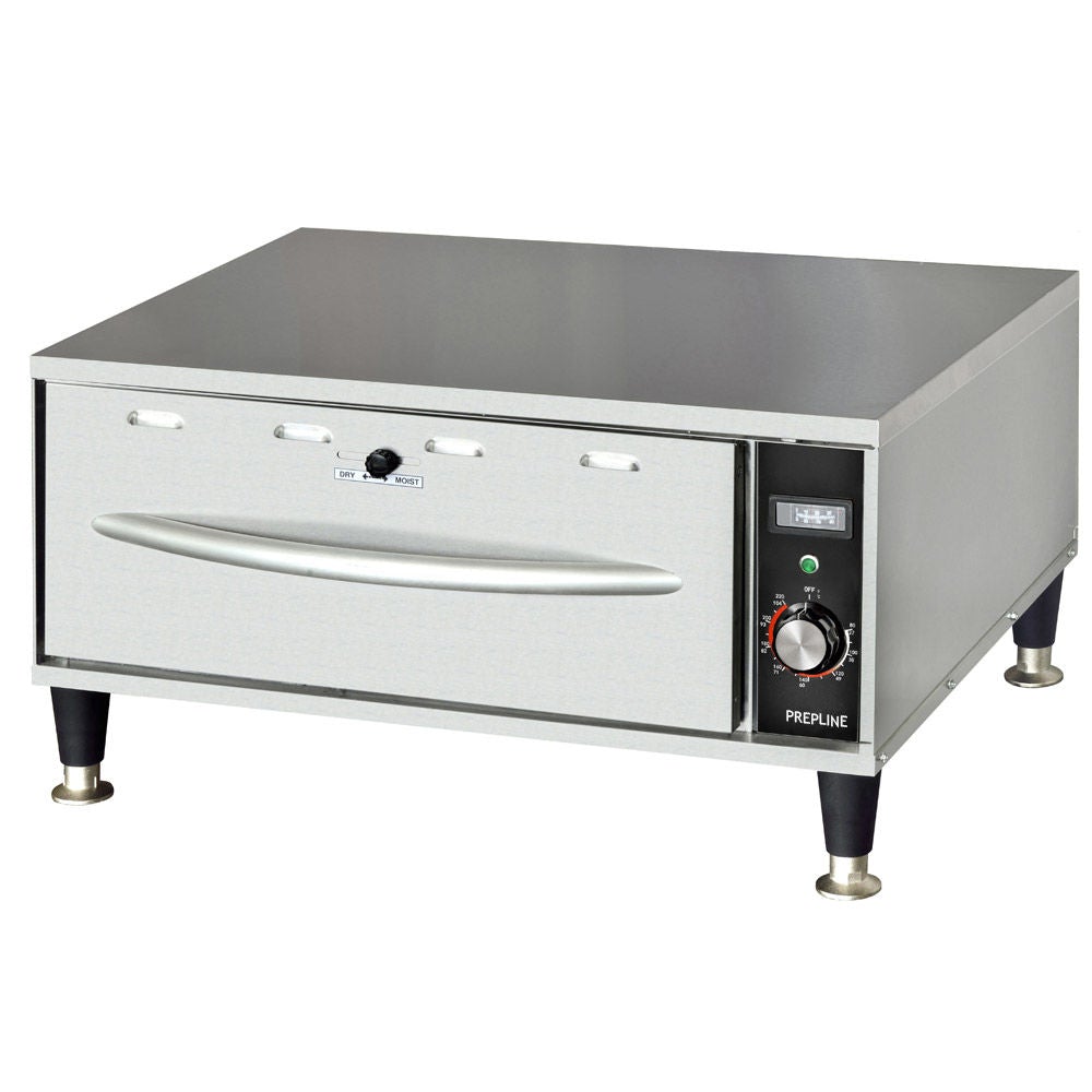 Prepline DW1 Single Freestanding Stainless Steel Drawer Warmer- 450W, 120V