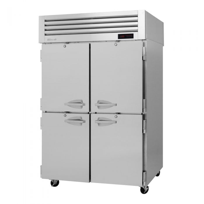 Turbo Air PRO-50-4H 4 Solid Half-Door Heated Cabinet, 47.7 Cu. Ft.