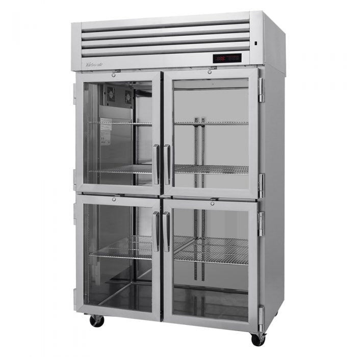 Turbo Air PRO-50-4H-G 4 Glass Half-Door Heated Cabinet