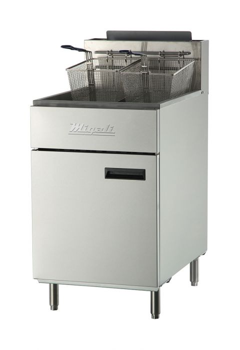Migali C-F75-NG 75 lb Natural Gas Fryer - 170,000 BTU , Competitor Series