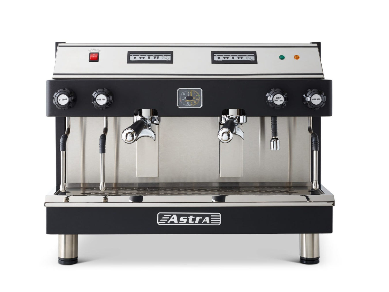 One, two, and three-group commercial espresso machines and super-automatics for cafes, restaurants, coffee shops, and hotels