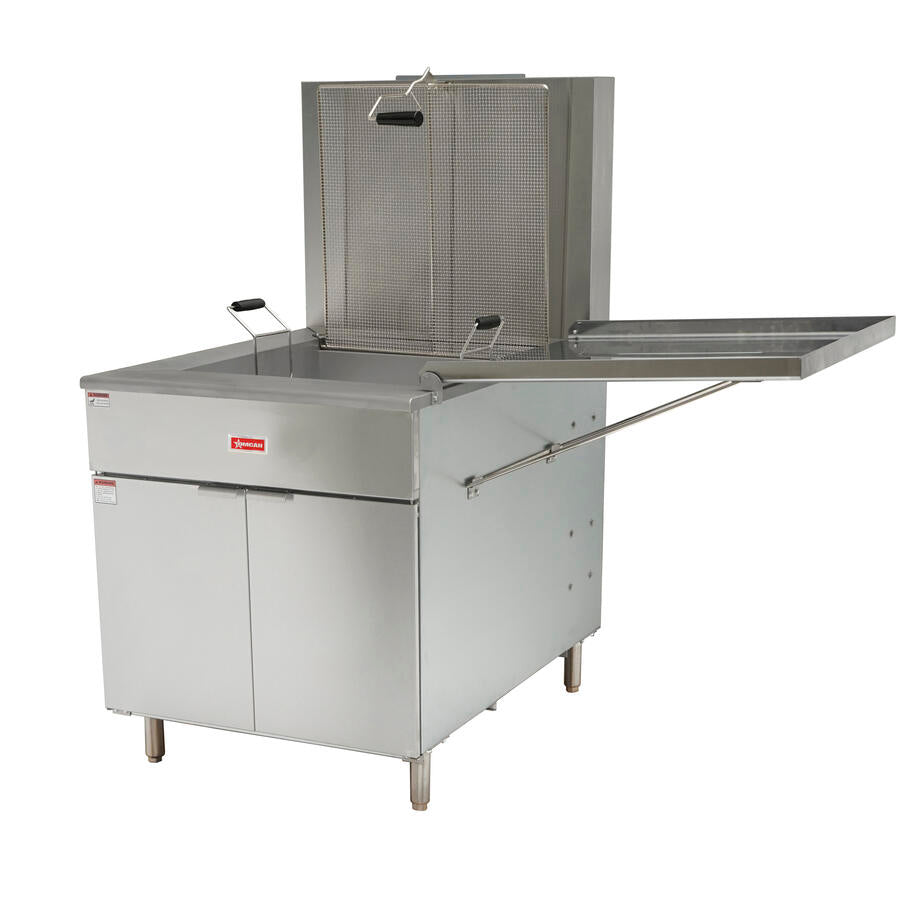 Commercial donut and funnel cake fryers and production tables for bakeries, donut shops, and food trucks