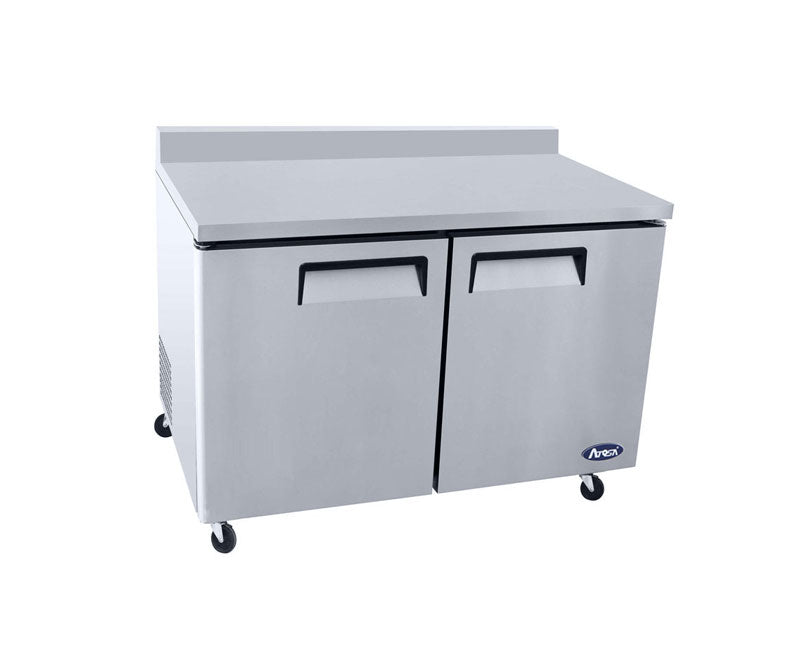 Worktop refrigerators for restaurant and foodservice prep stations