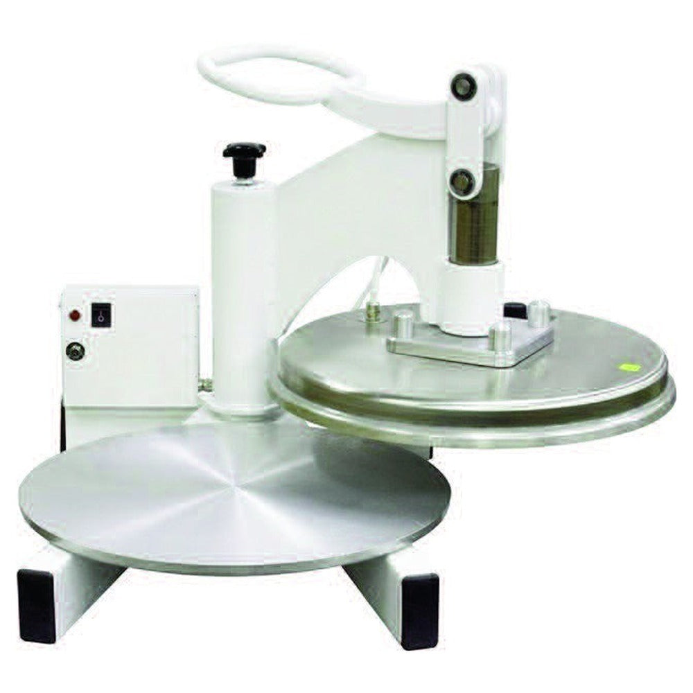 Commercial pizza and tortilla dough presses for pizzerias, restaurants, and bakeries