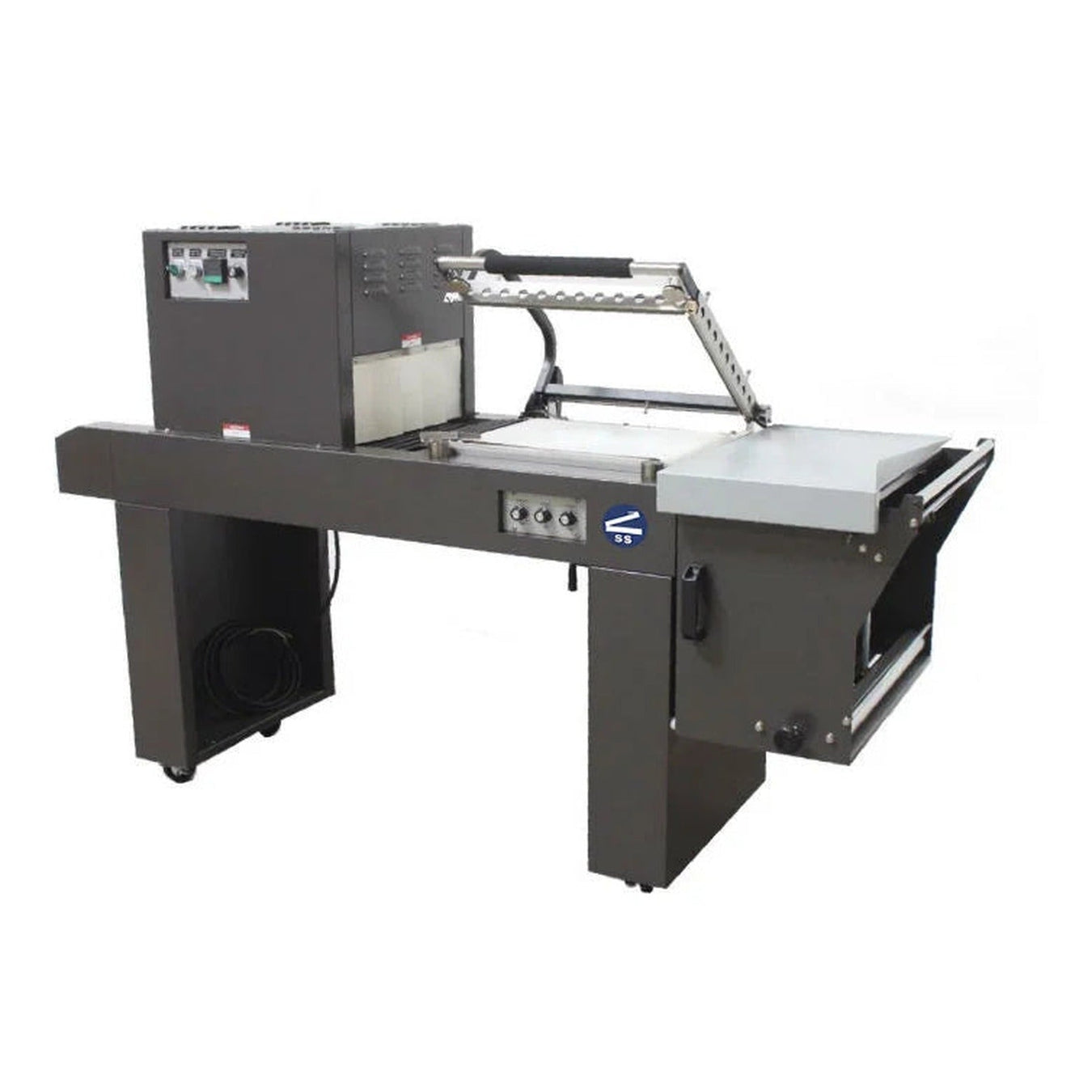 Commercial shrink wrap machine for restaurants and retail packaging