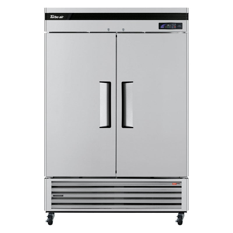 Turbo Air TSR-49SD-N6 2 Solid Door Refrigerator, Bottom Mount, 42.6 Cu. Ft.