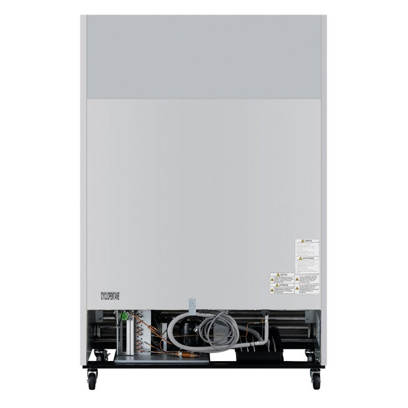 Turbo Air TSR-49SD-N6 2 Solid Door Refrigerator, Bottom Mount, 42.6 Cu. Ft.