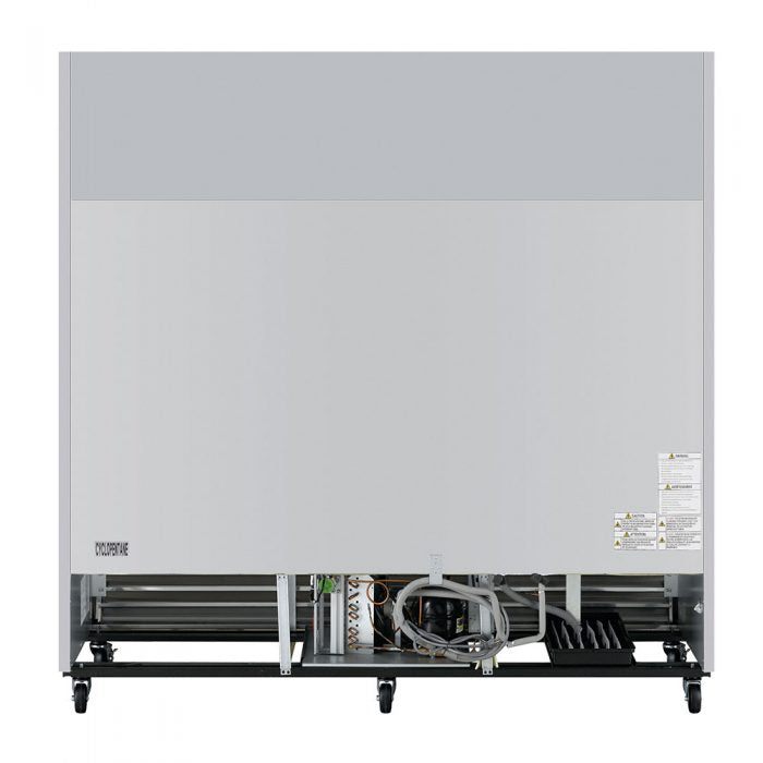 Turbo Air TSR-72SD-N 3 Solid Door Refrigerator, Bottom Mount, 64.1 Cu. Ft.