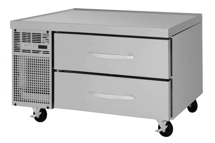 Turbo Air PRCBE-36R-N 2 Drawer 36" Stainless Steel Chef Base Refrigerator, 4.6 Cu. Ft.