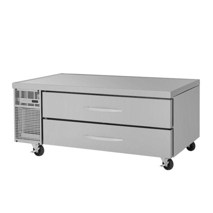 Turbo Air PRCBE-60F-N 2 Drawer 60" Stainless Steel Chef Base Freezer, 9.77 Cu. Ft.
