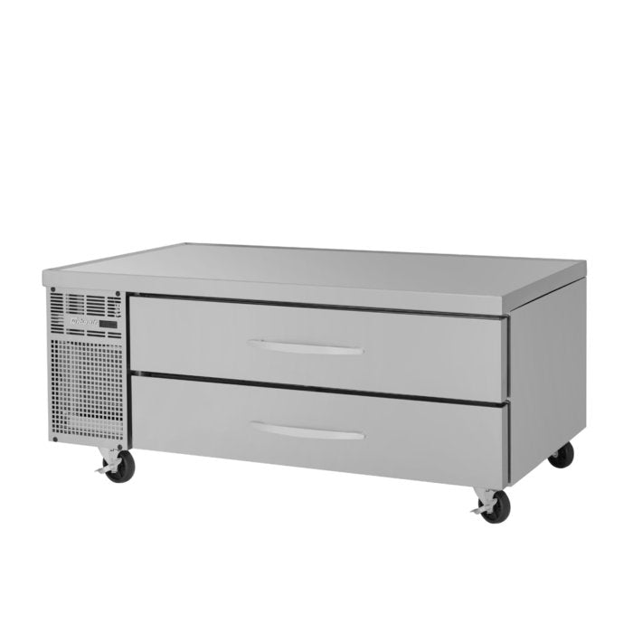 Turbo Air PRCBE-60R-N 2 Drawer 60" Stainless Steel Chef Base Refrigerator, 9.77 Cu. Ft.