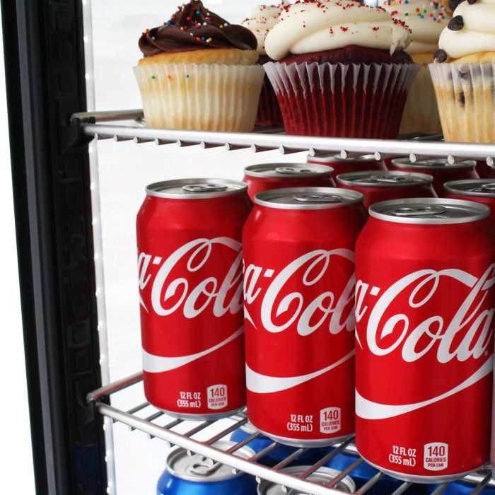 Turbo Air CRT-77-1R-N All Side Glass Countertop Refrigerated Display Case, 3.0 Cu. Ft.