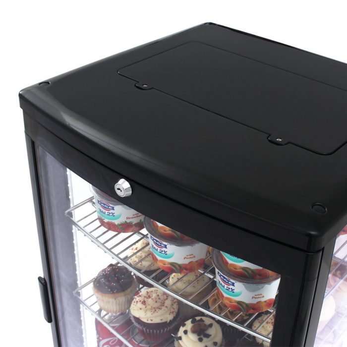 Turbo Air CRT-77-1R-N All Side Glass Countertop Refrigerated Display Case, 3.0 Cu. Ft.