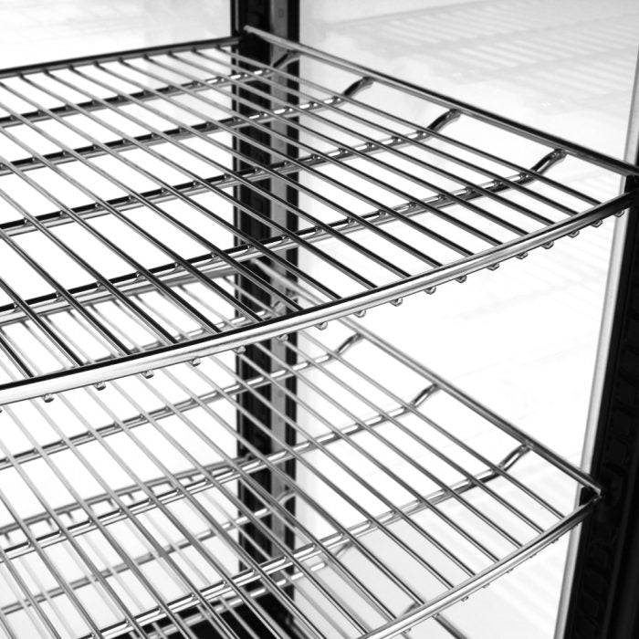 Turbo Air CRT-77-2R-N All Side Glass Pass Thru Countertop Refrigerated Display Case, 3.0 Cu. Ft.