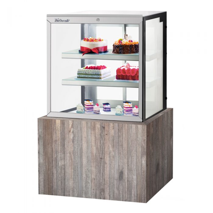 Turbo Air TBP36-54FDN 36" Refrigerated Bakery Display Case, 3 Tiers, Front Open, Drop-in