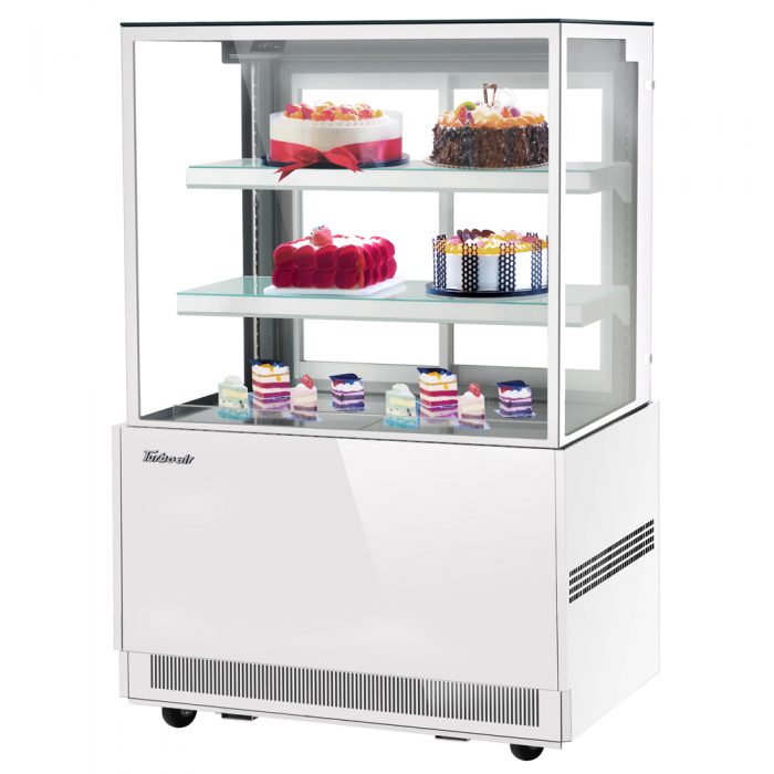 Turbo Air TBP36-54NN-W(B) 36" Refrigerated Bakery Display Case, 3 Tiers, White or Black, 12.5 Cu. Ft.