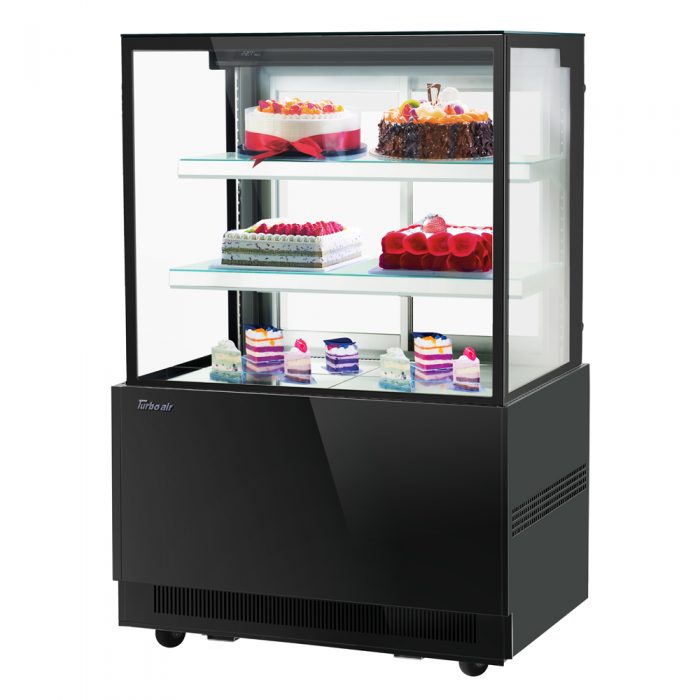 Turbo Air TBP36-54NN-W(B) 36" Refrigerated Bakery Display Case, 3 Tiers, White or Black, 12.5 Cu. Ft.