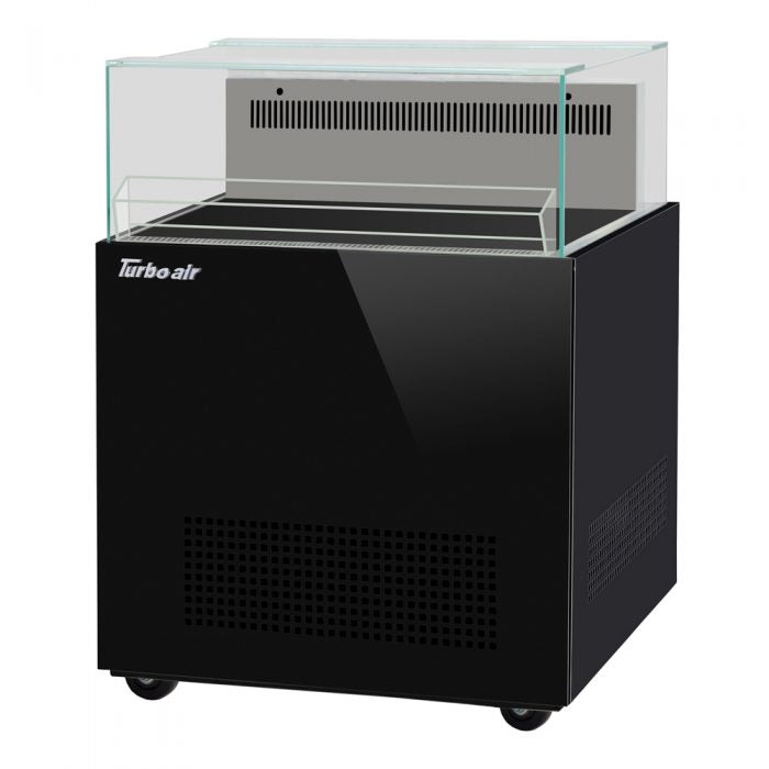 Turbo Air TOS-30NN-W(B) 30" Sandwich & Cheese Display Case, Refrigerated, White or Black, 1.31 Cu. Ft.