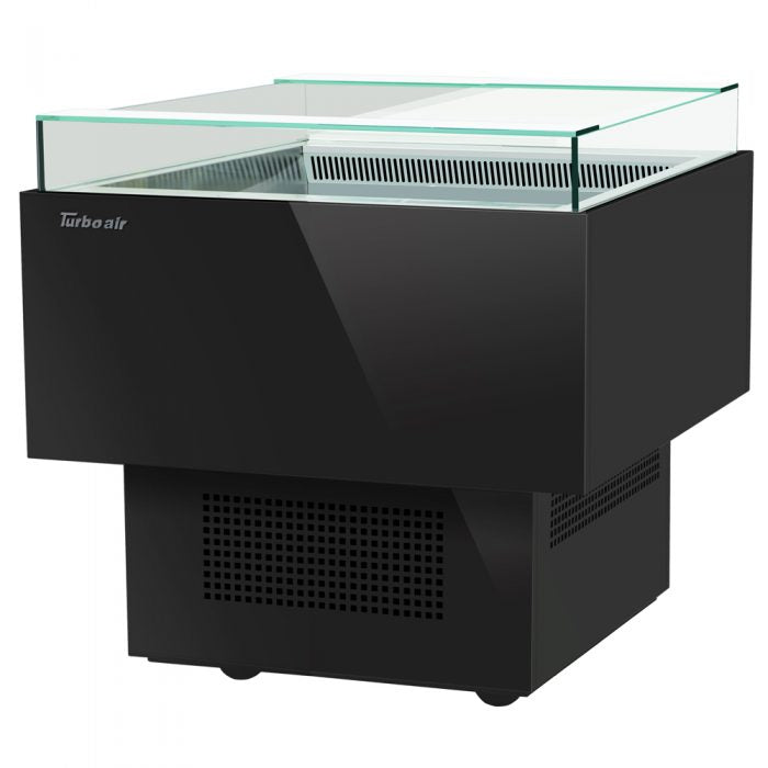 Turbo Air TOS-30PN-W(B) 30" Sandwich & Cheese Display Case, Pillar Type, Refrigerated, White or Black, 1.46 Cu. Ft.