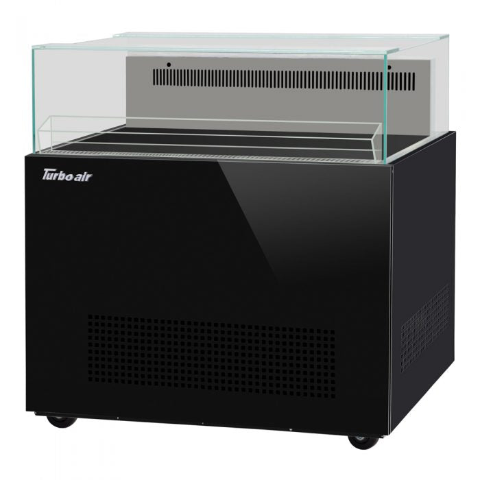 Turbo Air TOS-40NN-W(B) 40" Sandwich & Cheese Display Case, Refrigerated, White or Black, 1.83 Cu. Ft.