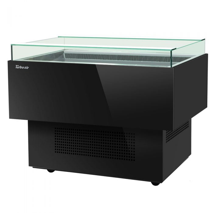 Turbo Air TOS-50PN-W(B) 50" Sandwich & Cheese Display Case, Pillar Type, Refrigerated, White or Black, 2.62 Cu. Ft.
