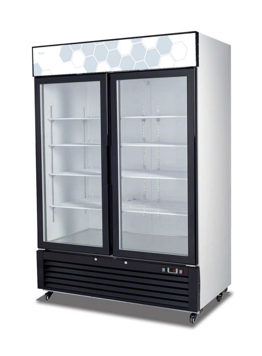 Migali C-49RM-HC 49 cu/ft Glass Door Merchandiser Refrigerator, Competitor Series