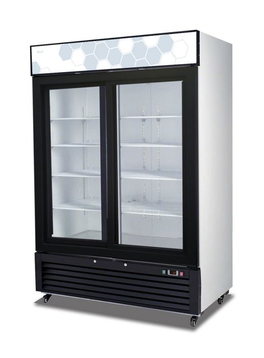 Migali C-49RS-HC 49 cu/ft Sliding Glass Door Merchandiser Refrigerator, Competitor Series