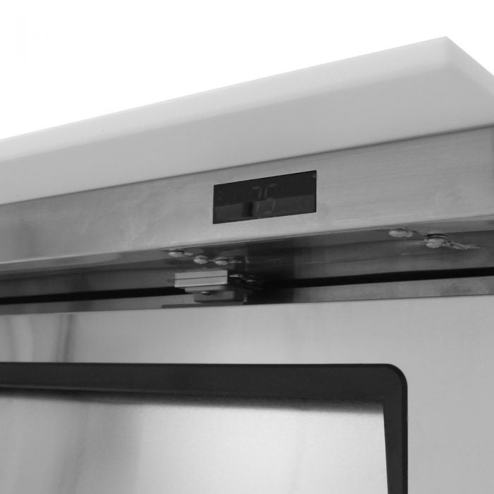Turbo Air MST-28-12-N 1 Solid Door  Mega Top Refrigerated Sandwich Prep Table, 8 Cu. Ft.