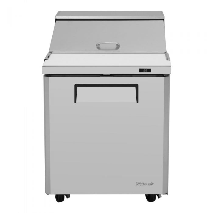 Turbo Air MST-28-N 1 Solid Door Refrigerated Sandwich Prep Table, 7 Cu. Ft.