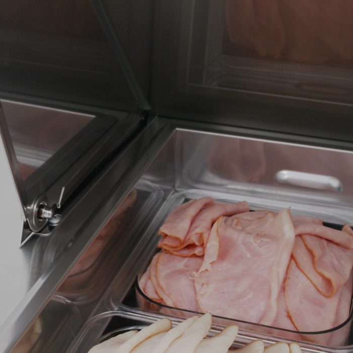 Turbo Air MST-48-18-N 2 Solid Door  Mega Top Refrigerated Sandwich Prep Table, 15 Cu. Ft.