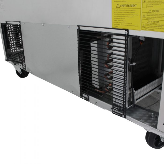 Turbo Air MST-48-18-N 2 Solid Door  Mega Top Refrigerated Sandwich Prep Table, 15 Cu. Ft.