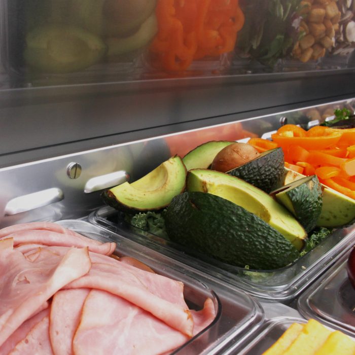 Turbo Air MST-48-N 2 Solid Door Refrigerated Sandwich Prep Table, 12 Cu. Ft.