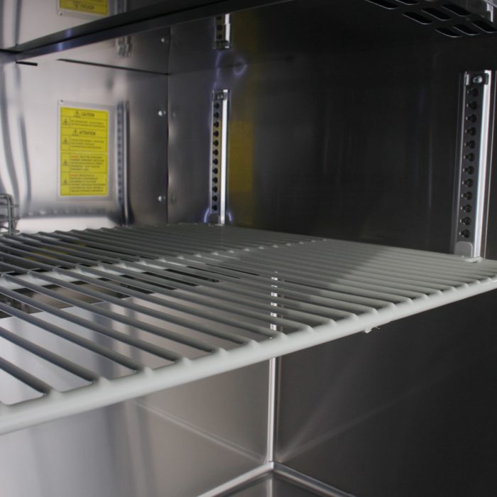 Turbo Air MST-60-24-N 2 Solid Door  Mega Top Refrigerated Sandwich Prep Table, 19 Cu. Ft.