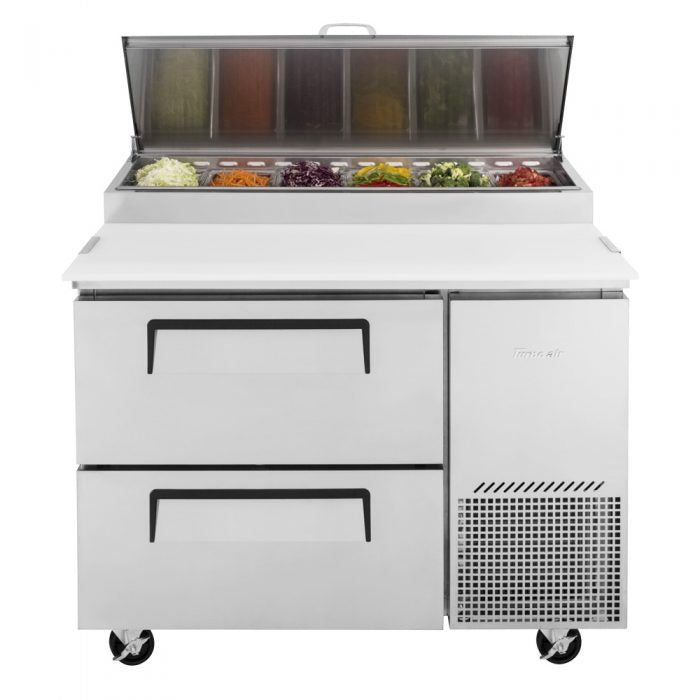 Turbo Air TPR-44SD-D2-N 2 Drawer Refrigerated Pizza Prep Table