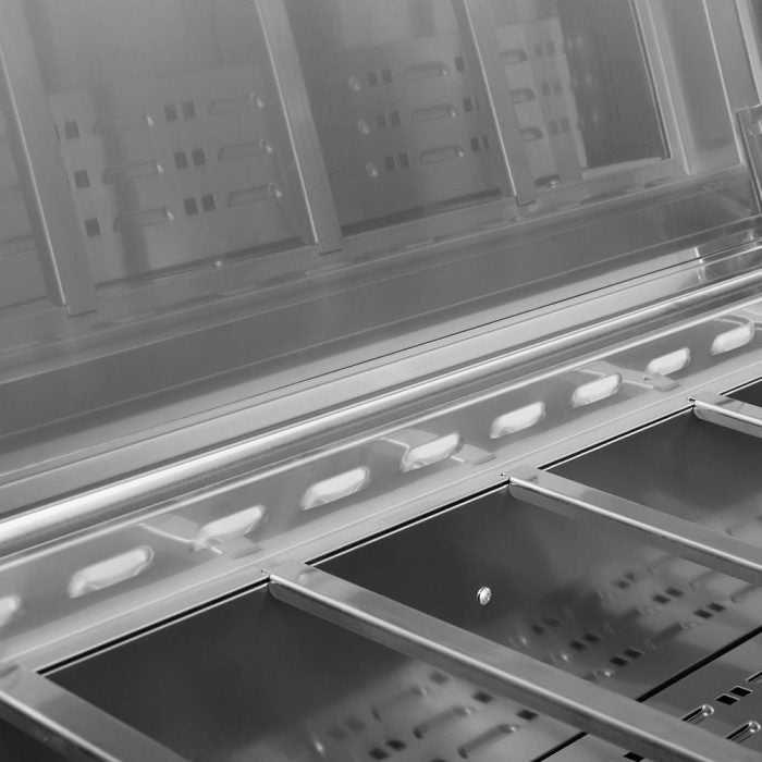 Turbo Air TPR-44SD-D2-N 2 Drawer Refrigerated Pizza Prep Table