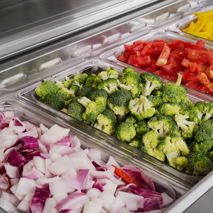 Turbo Air TPR-44SD-D2-N 2 Drawer Refrigerated Pizza Prep Table