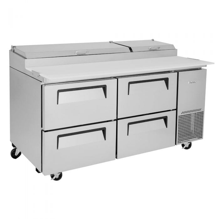 Turbo Air TPR-67SD-D4-N 4 Drawer Refrigerated Pizza Prep Table