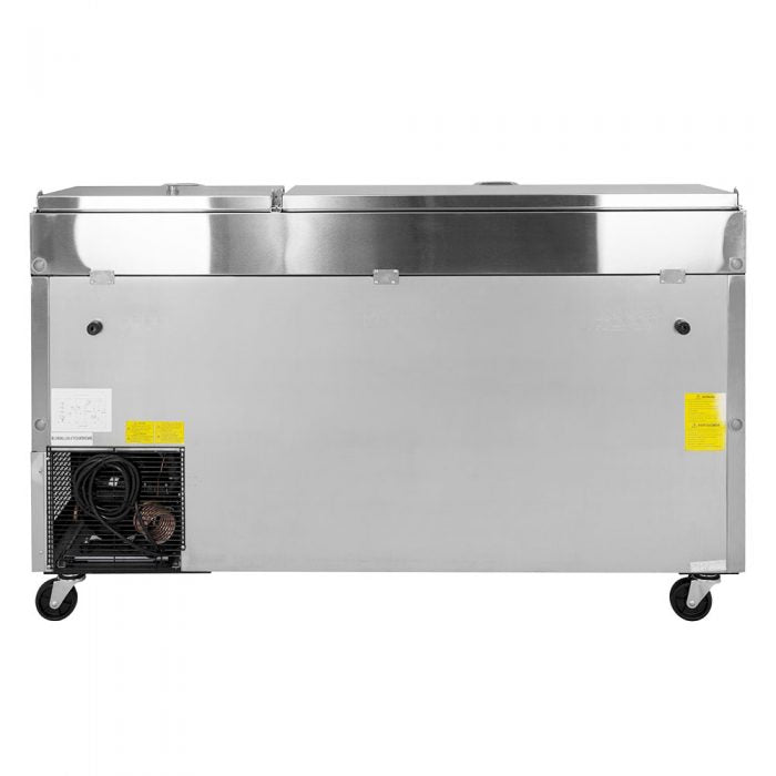 Turbo Air TPR-67SD-D4-N 4 Drawer Refrigerated Pizza Prep Table