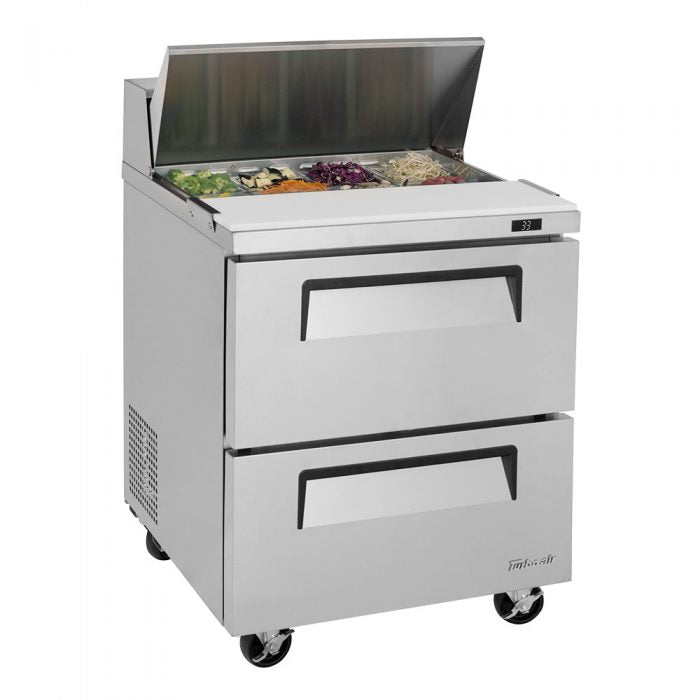 Turbo Air TST-28SD-D2-N 2 Drawer Refrigerated Sandwich Prep Table