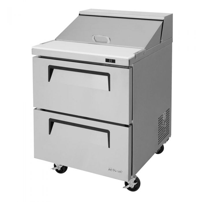 Turbo Air TST-28SD-D2-N 2 Drawer Refrigerated Sandwich Prep Table