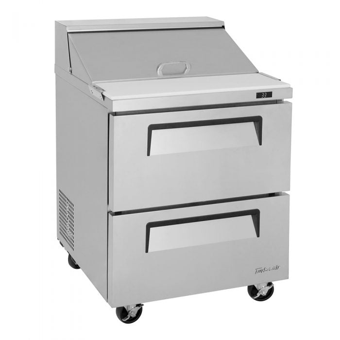 Turbo Air TST-28SD-D2-N 2 Drawer Refrigerated Sandwich Prep Table